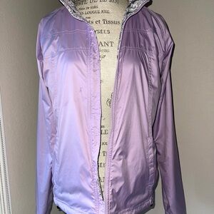 Peter Miller Woman’s Silk-like Reversible Purple Rain Jacket